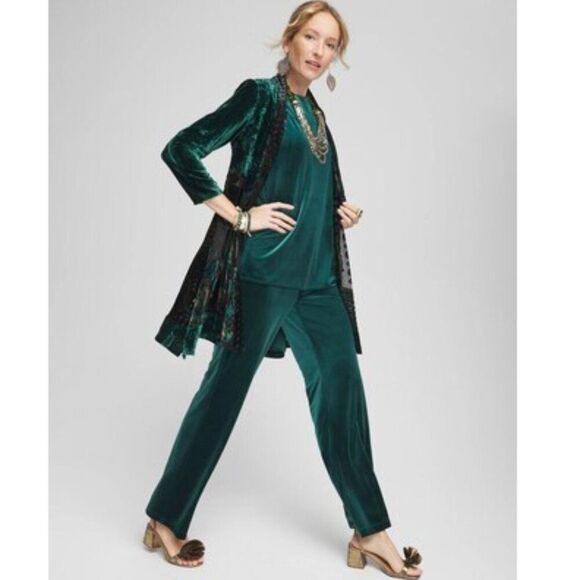 Chico's Travelers Ankle Pants Size 2P (12P) No Tummy * - Picture 3 of 13